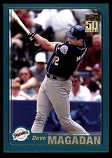 Dave Magadan 2001 Topps #243 Padres MLB READ FREE SHIPPING AutographDen
