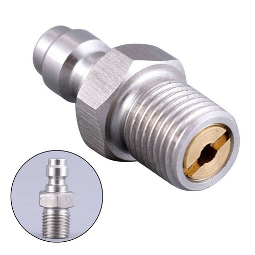 Male Connector Pumps Quick Stainless Steel Thread Valve 0.3in 8mm High Pressure - Picture 23 of 23