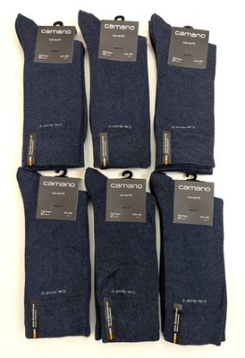 NEU - 12 Paar Camano Herren Socken - Gr. 43-46 - jeans blau - ca-soft-Bund Paket