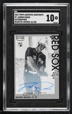 2022 Archives Snapshots Negative Inverse /100 Jarren Duran SGC 10 GEM Auto 04cw