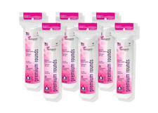 Swisspers Premium Cotton Rounds 100 Count 6-Pack , Soft  Lint-Free Pads