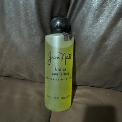 Vintage Jean Nate After Bath Lotion  32 Fl Oz Full glass  Bottle New Without Box
