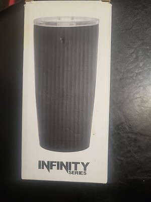  Infinity Series Black Vacuum Insulated Stainless Steel Tumbler 20 oz MSC 