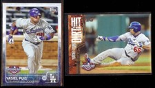 YASIEL PUIG 2015 Topps Opening Day #198 + Hit The Dirt Insert #HTD-12.  LA