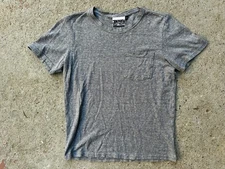 Jungmaven Men's T Shirt Gray Short Sleeve Hemp Organic Cotton Top XS