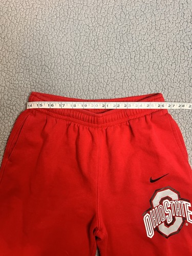 Nike Ohio State Buckeyes Fleece Track Pants Red Big Boys Size Large - Picture 11 of 11