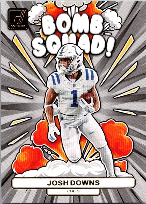 2023 Donruss #BS-21 Josh Downs Bomb Squad
