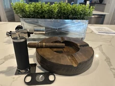 Hand Made Wood Cigar Ashtray (Outdoor Ashtray)