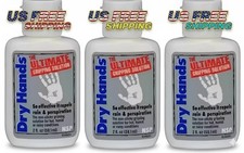 Dry Hands 2oz 3 Pack Sport Grip Powder  Non Slip for Pole Dance,Golf,Gym,Tennis