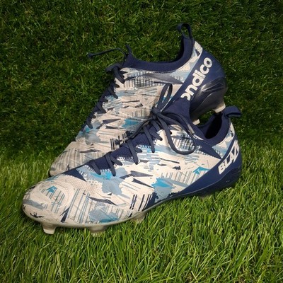 Sondico Fußballschuhe Herren UK 8,5 blau weiß Firm Ground Blaze FG