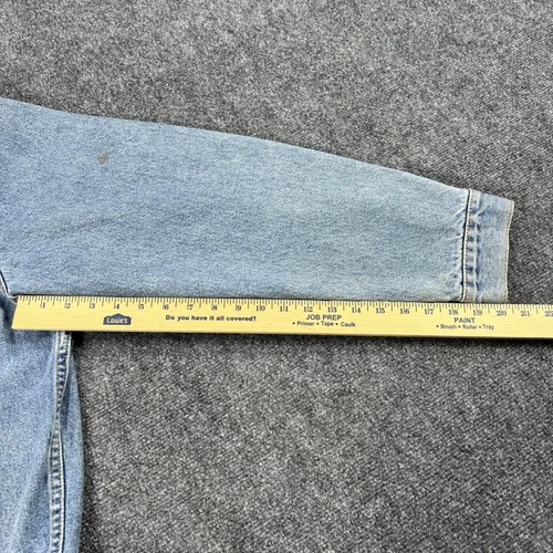 Vintage Levis Denim Jacket Mens Large Light Blue Wash Trucker 70507-4890 90s by Levi's, Size L, $54.13 - Photo 17