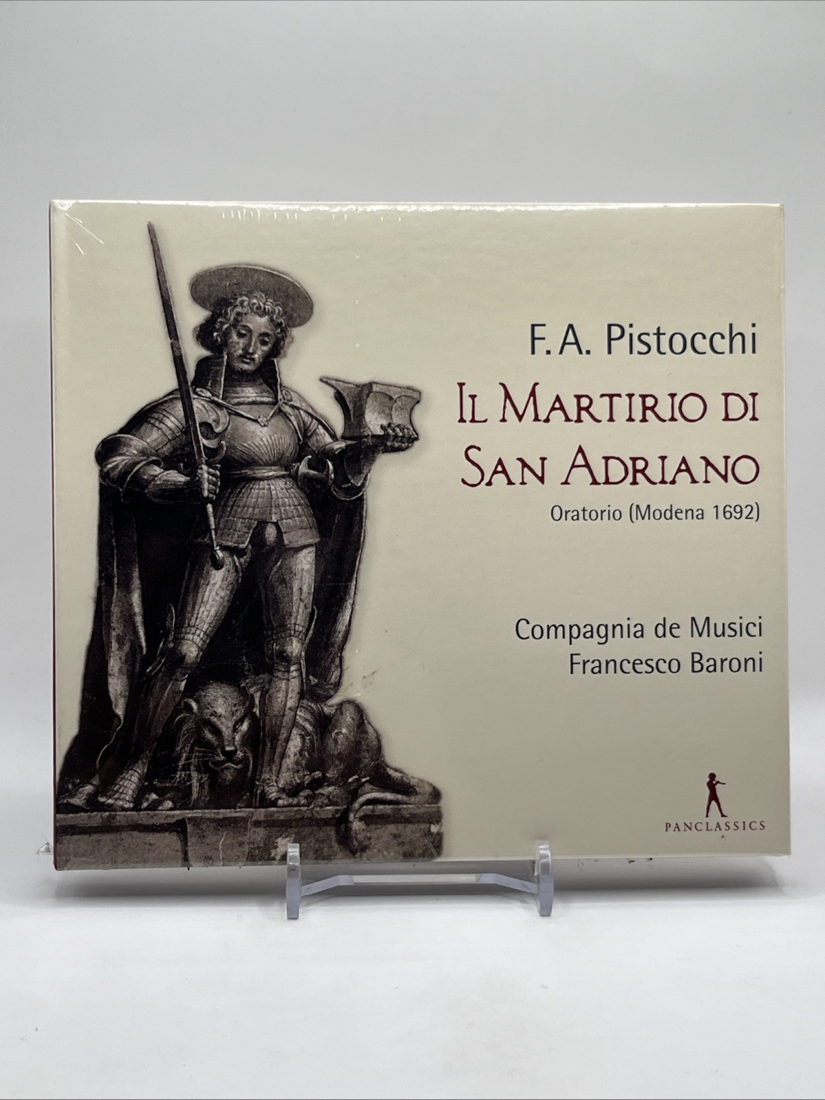 Francesco Antonio Pistocchi F.A. Pistocchi: Il Martirio Di San Adriano (CD) NEW