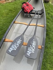 Piranha Canadian Canoe 16ft 3-Person With Life Vests And 2 Ainsworth Paddles