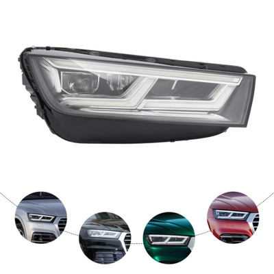 Full LED Headlight Assembly For 2018-2020 Audi Q5 SQ5 Headlamps Left/Right Side