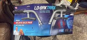 Lo-Bak Trax Portable Spinal Stretcher Traction Device Back Pain Reliefw/ DVD NEW