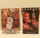 2006 NBA Upper Deck Ovation Michael Jordan Chicago Bulls 2 Card Set LP-MJ & #10