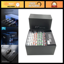 Assorted Tattoo Cartridge Needles 100Pcs - 3RL 5RL 7RL 9RL Bugpin for Tattoo Gun