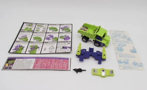 Vtg G1 Transformers Long Haul (Constructicon) Complete w/ Instructions & Card