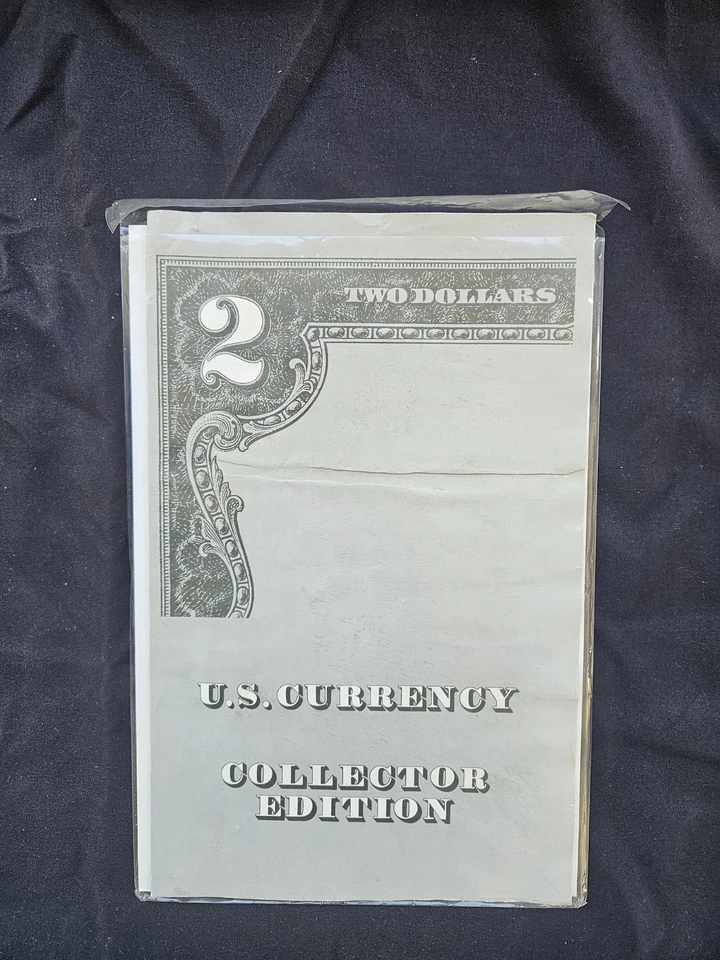 1976 $2 STAR Note Uncut Sheet of 4 Original BEP Collector Consecutive #'s UNC - Image 2 of 2