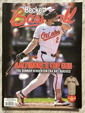 Beckett Baseball Price Guide Magazine Nov 2024 Baltimore’s Top Gun