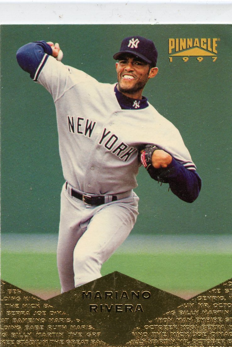 MARIANO RIVERA 1997 PINNACLE #128 New York Yankees