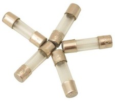 5mm x 20mm Fuses 500 mA 250v Quick blow - Pack of 5