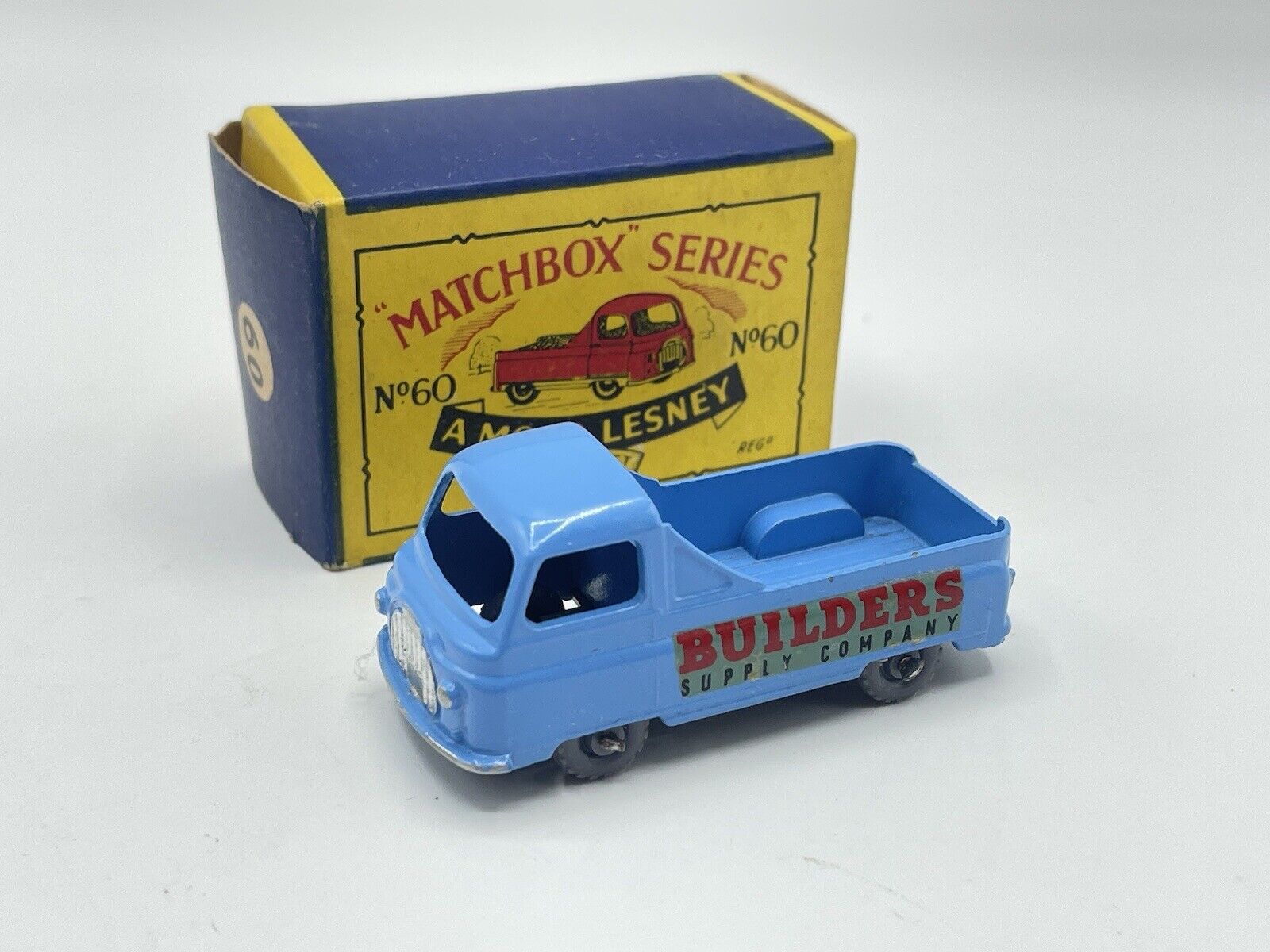 MATCHBOX LESNEY Moko 60a Morris J2 Builders Pick Up GPW VNMINT In ORIGINAL BOX