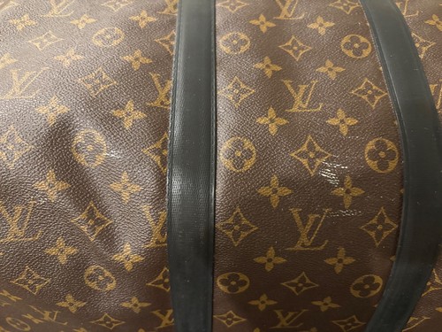 LOUIS VUITTON macassar waterproof monogram bandouliere Keepall 55 duffle bag - Picture 13 of 22