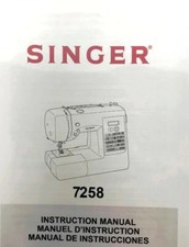 Singer 7258 Manual Sewing Machine Instruction...