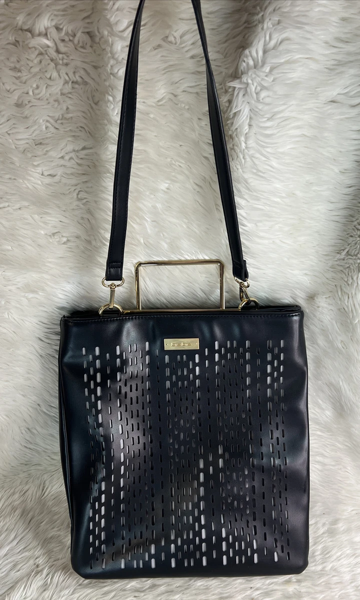 Bebe Black Tote Bag Purse Handbag