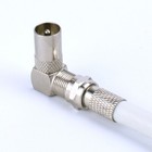 TV Antennenkabel Adapter F Buchse auf RF Außengewinde Design für Stabilität