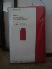 NEW RED Twin Comforter Cover with Pillowcase Twin Duvet Bed set 100  Cotton NIP