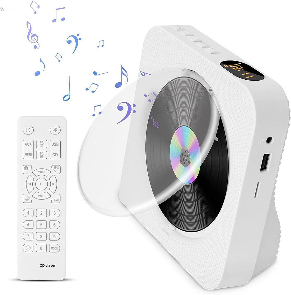 With Bluetooth - Desktop Cd Players For Home With Lcd Screen