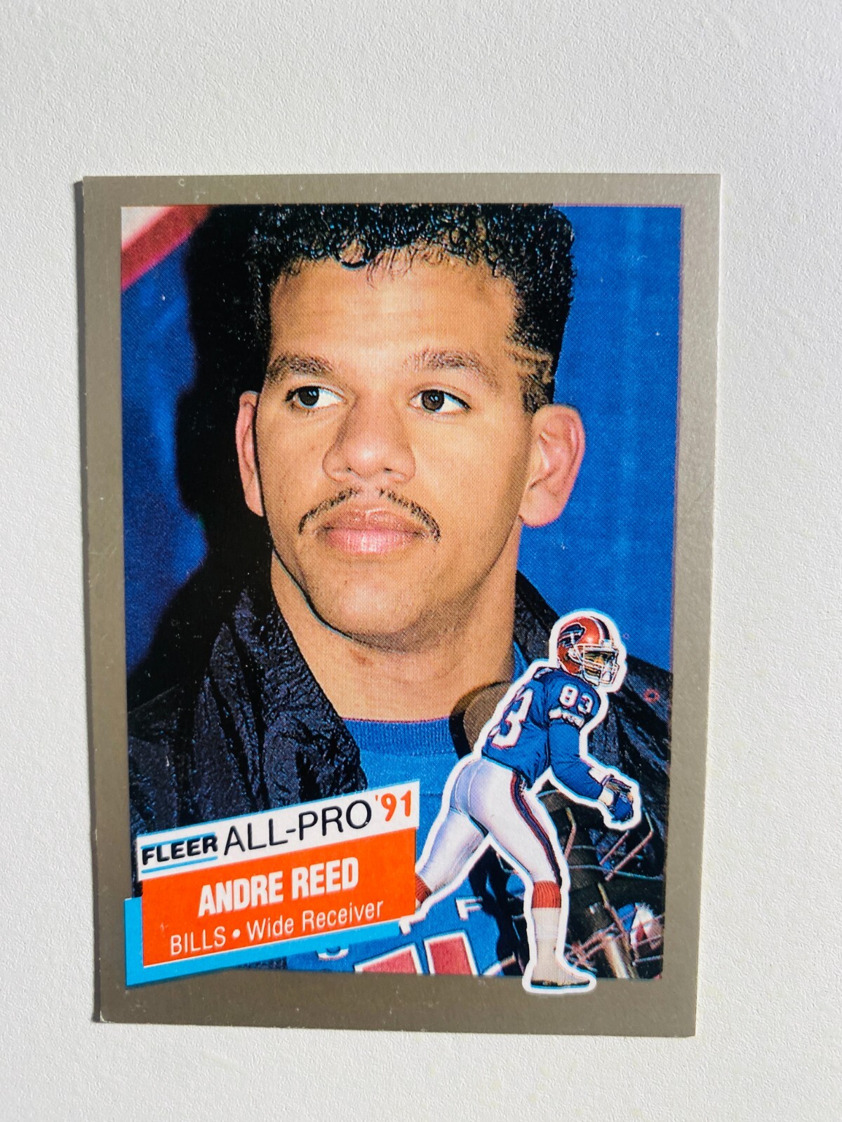 1991 FLEER #1 OF 26 ANDRE REED ALL-PRO NM-MT NFL FOOTBALL CARD