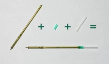 Extra Long Pen Refills Kit for Elongated Click or Non-Click Pens – 2-Pack