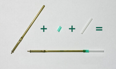 Extra Long Pen Refills Kit for Elongated Click or Non-Click Pens   2-Pack