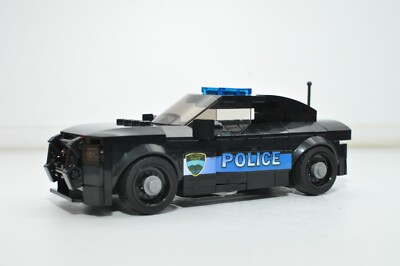 Police Car Charger Black Custom Model Built and Compatible with - Main Image