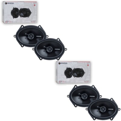 4 X Memphis SRX572V 5 X 7 Inch 2-way Car Audio Speakers (Pair) 5'' X 7''
