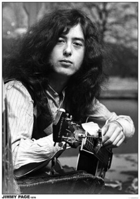 Led Zeppelin Jimmy Page - 1970 POSTER 59.5x80.5cm NEW legendary