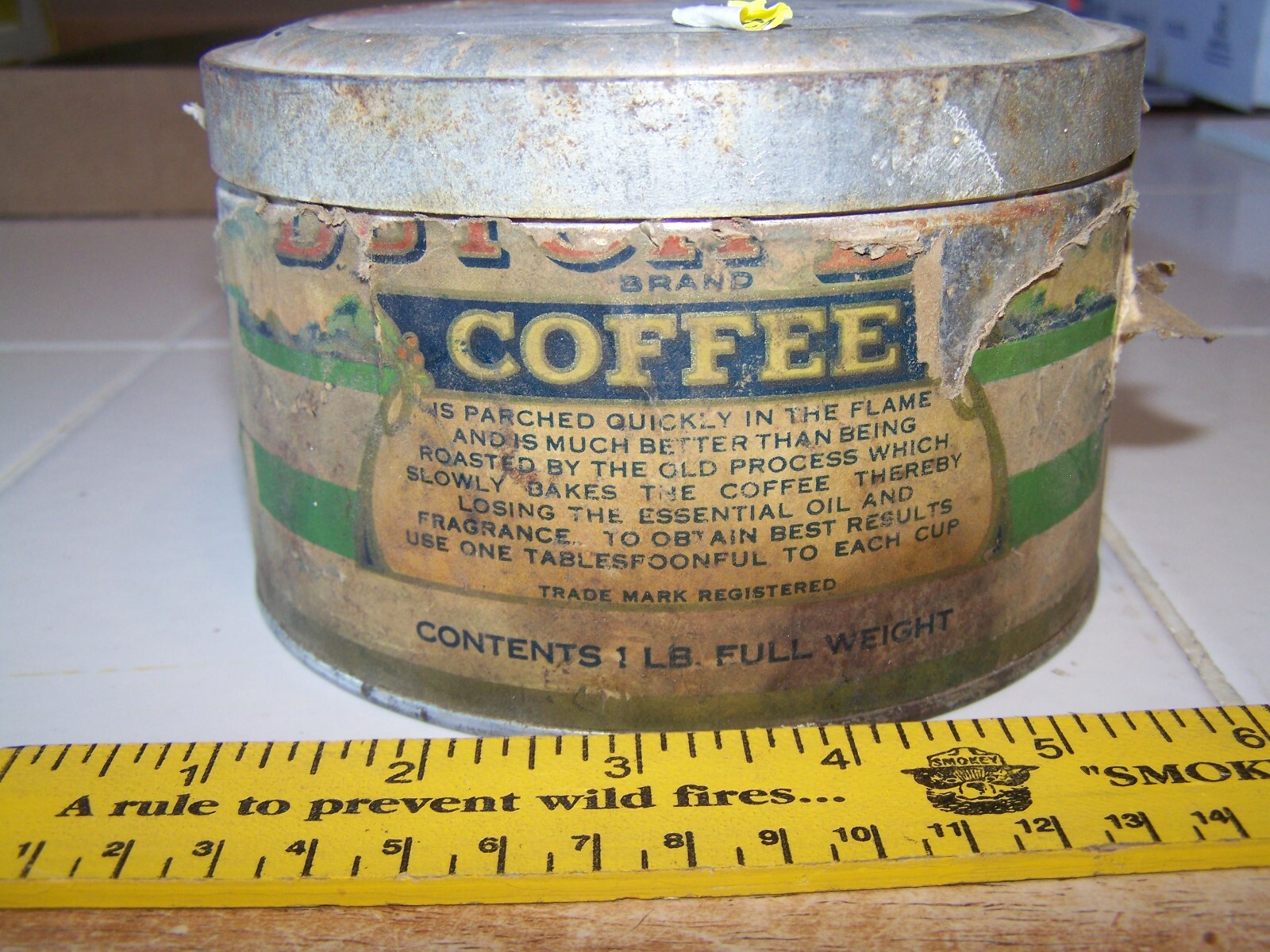 Vintage Dutch Boy Coffee Can Tin Metal Paper Label RARE!!! eBay
