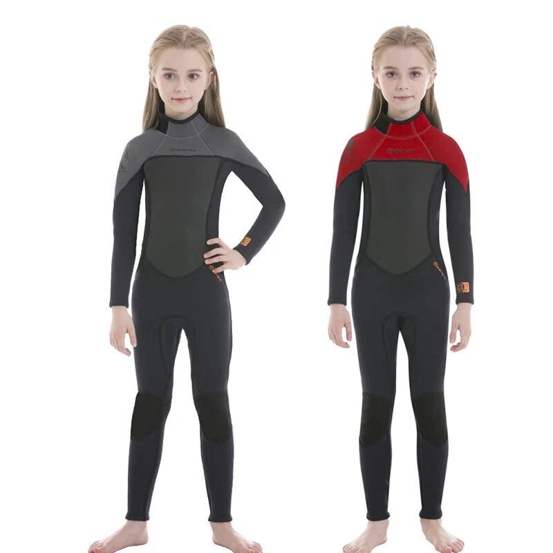 Traje de baño grueso de neopreno para niñas Traje de neopreno Surf 2,5 mm Traje de buceo libre bajo el agua Nuevo Foto 4 de 4