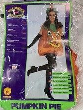 Adult Pumpkin Halloween Costume Pumpkin Pie Fits Up To Size 12