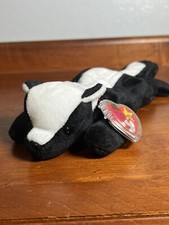 Ty Original Beanie Babies STINKY The Skunk Feb 13 1995 PE PELLETS w/tags 10 In