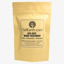 Tall Earth ECO-SAFE Wood Treatment Non-Toxic Wood Stain & Preservative 1/3/5 gal