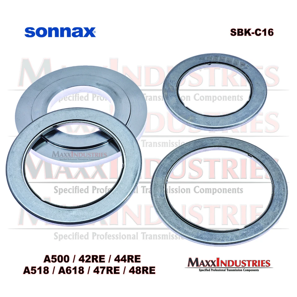 Kit de cojinete de empuje de transmisión A500 518 A618 47-48RE 1989-encendido para RAM Dodge Jeep Foto 3 de 4