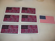 8 Pink Camo Usa Flag Sticker Decal Lot 4 Boat Car Window Truck Suv American 8 Pink Camo Usa Flag Sticker Decal Lot 4 Boat Car Window Truck Suv American