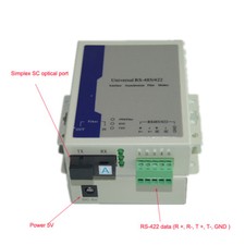 RS-422 Data Optical Extenders Transmitter Receiver Data over Fiber S/M 20Km