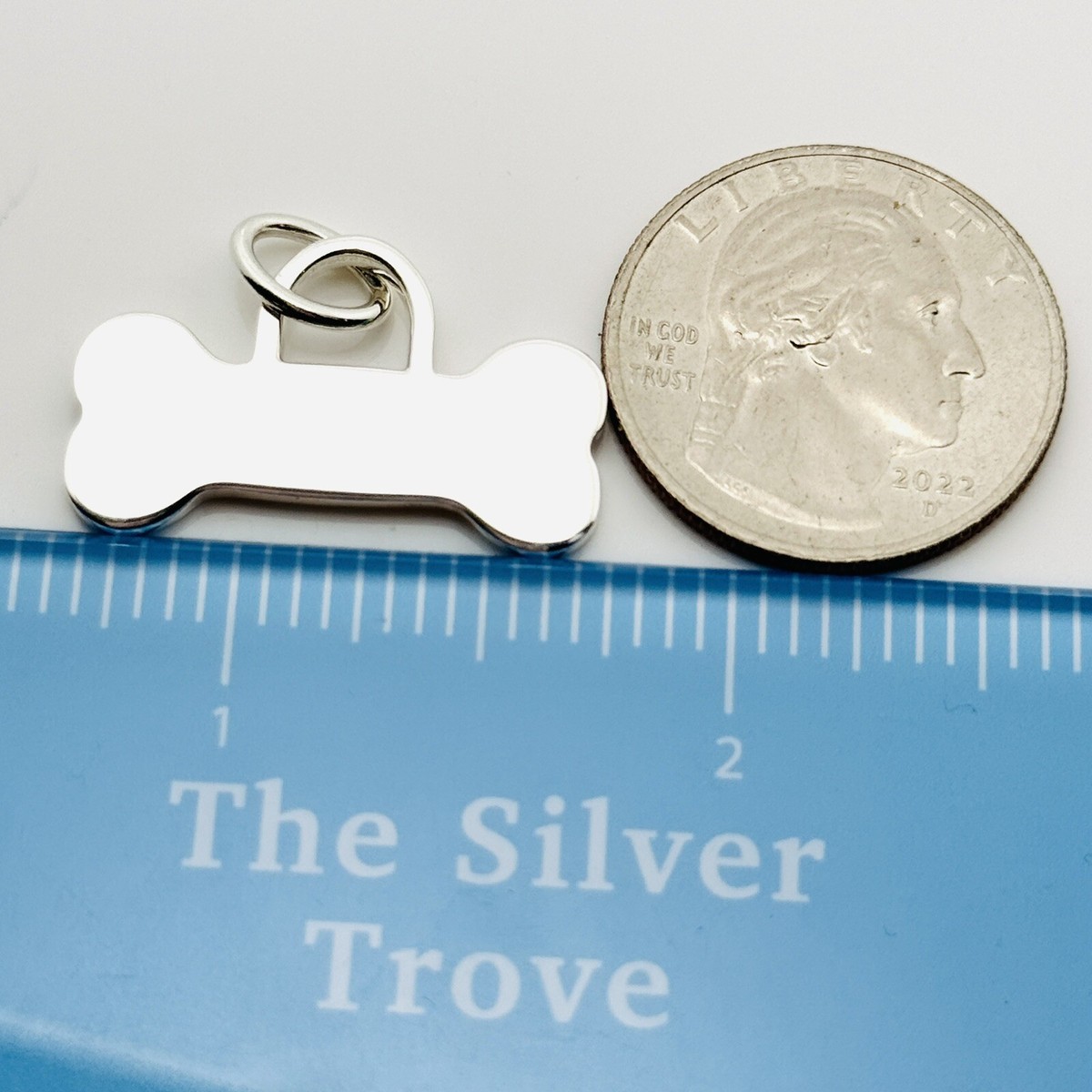 Tiffany & Co Dog Bone Pet ID Tag in Sterling Silver Engravable