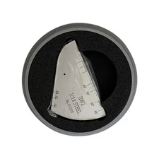 YUSHI IIW2 Calibration Block V2 UT Testing Block 1018 Steel 25mm Dia 1.5mm Hole