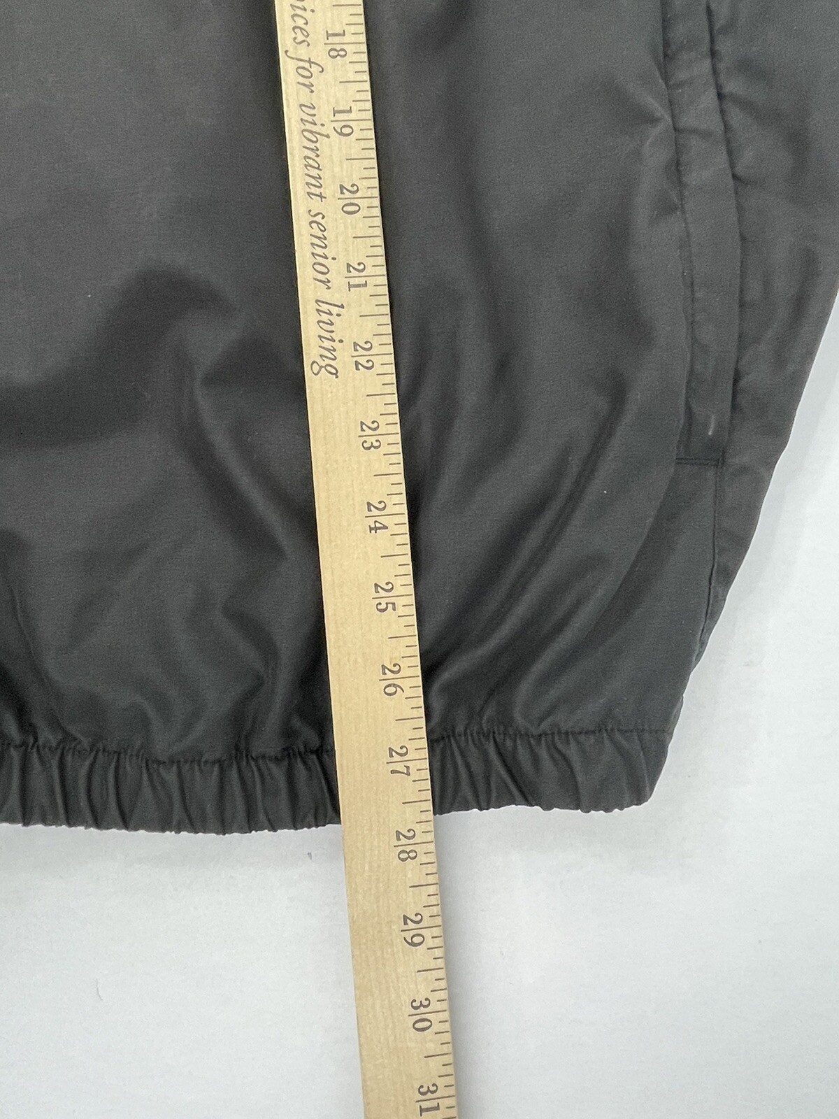 Footjoy Windshirt Shirt Mens Large Black V-Neck Pullover Golf 3/4 Sleeve